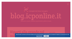 Desktop Screenshot of blog.icponline.it